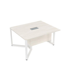 Офисная мебель Summit Стол-квадрат бенч, начальный модуль 16СКН.162 Ivory/Белый 1200х1600х750
