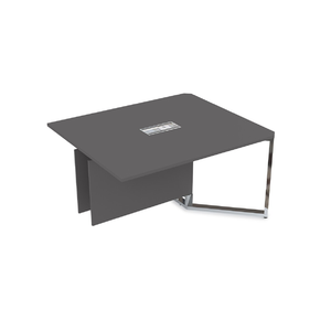 Офисная мебель Summit Стол-квадрат бенч, конечный модуль 16СКК.126 Graphit/Металл глянец 1600х1200х750