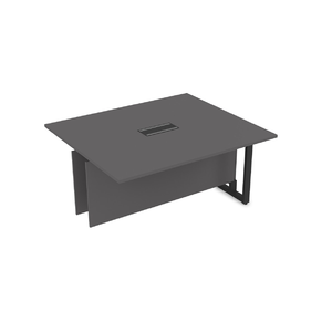 Офисная мебель Summit Стол-квадрат бенч, средний модуль 16СКС.166 Graphit/Черный 1600х1600х750