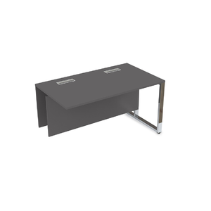 Офисная мебель Summit Стол прямой бенч, конечный модуль 16СПК.186 Graphit/Металл глянец 1600х800х750