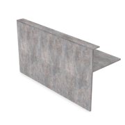 Ресепшн Lounge Модуль ресепшн прямой 1МП.007 Basalt 1000х727х1129