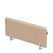 Офисные экраны SOFToffice Экран из фетра, боковой 010.ФБ.583 Cappuccino/Алюминий матовый 580х20х300
