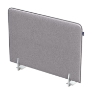 Офисные экраны SOFToffice Экран из фетра, боковой 010.ФБ.585 Urban/Алюминий матовый 580х20х300