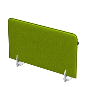 Офисные экраны SOFToffice Экран из фетра, боковой 010.ФБ.604 Green/Алюминий матовый 600х20х400