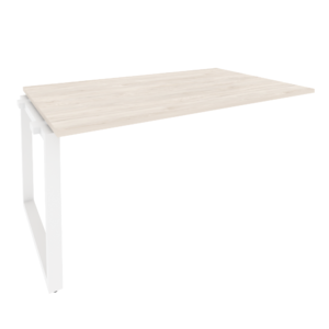 Офисная мебель Onix Проходной наборный элемент переговорного стола O.MO-NPRG-4 Денвер светлый/Белый 1580x980x750