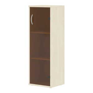 Офисная мебель Имаго Шкаф колонка со стеклянной дверью СУ-2.4(R) Клен 403х365х1200