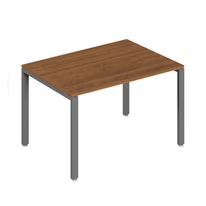 Офисная мебель Trend metal Стол письменный на металлоопорах TDM32212135 Орех/Антрацит 1200х720х750
