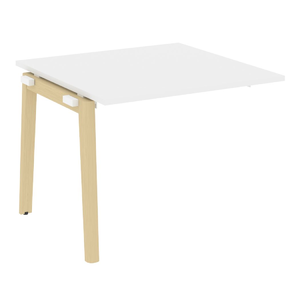 Офисная мебель Onix Wood Прох. наб. эл. переговорного стола OW.NPRG-1 Белый бриллиант/Дуб светлый 980х980х750