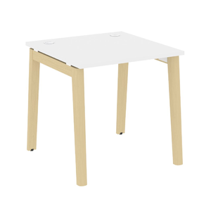 Офисная мебель Onix Wood Стол письменный OW.SP-0.8 Белый бриллиант/Дуб светлый 780х800х750
