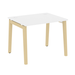Офисная мебель Onix Wood Стол письменный OW.SP-1.8 Белый бриллиант/Дуб светлый 980х800х750