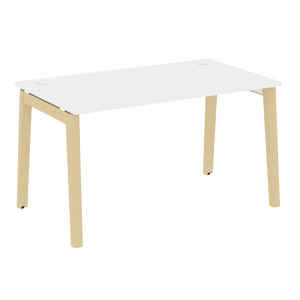 Офисная мебель Onix Wood Стол письменный OW.SP-3.8 Белый бриллиант/Дуб светлый 1380х800х750