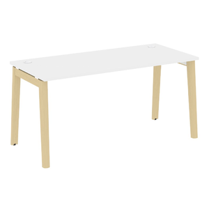 Офисная мебель Onix Wood Стол письменный OW.SP-4.7 Белый бриллиант/Дуб светлый 1580х720х750