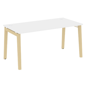 Офисная мебель Onix Wood Стол письменный OW.SP-4.8 Белый бриллиант/Дуб светлый 1580х800х750