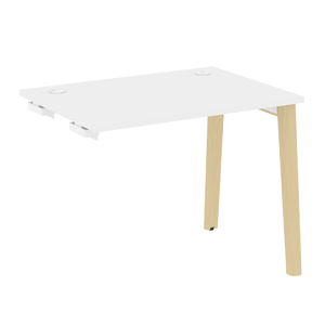 Офисная мебель Onix Wood Стол-приставка OW.SPR-1.7 Белый бриллиант/Дуб светлый 980х720х750
