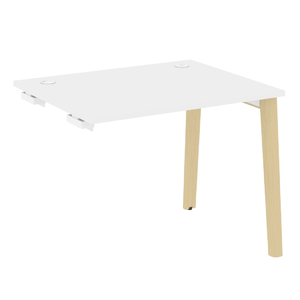 Офисная мебель Onix Wood Стол-приставка OW.SPR-1.8 Белый бриллиант/Дуб светлый 980х800х750