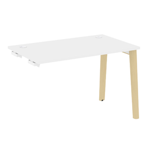 Офисная мебель Onix Wood Стол-приставка OW.SPR-2.7 Белый бриллиант/Дуб светлый 1180х720х750
