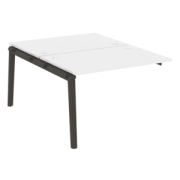 Офисная мебель Onix Wood Наборный эл. раб. станции OW.2.NRS-2.8 Белый бриллиант/Дуб тёмный 1180х1635х750
