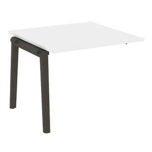 Офисная мебель Onix Wood Прох. наб. эл. переговорного стола OW.NPRG-1 Белый бриллиант/Дуб тёмный 980х980х750