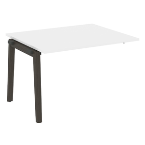 Офисная мебель Onix Wood Прох. наб. эл. переговорного стола OW.NPRG-2 Белый бриллиант/Дуб тёмный 1180х980х750