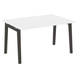Офисная мебель Onix Wood Стол переговорный (1 столешница) OW.PRG-1.3 Белый бриллиант/Дуб тёмный 1380х980х750