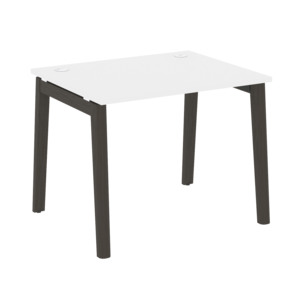 Офисная мебель Onix Wood Стол письменный OW.SP-1.8 Белый бриллиант/Дуб тёмный 980х800х750