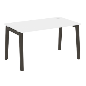 Офисная мебель Onix Wood Стол письменный OW.SP-3.8 Белый бриллиант/Дуб тёмный 1380х800х750