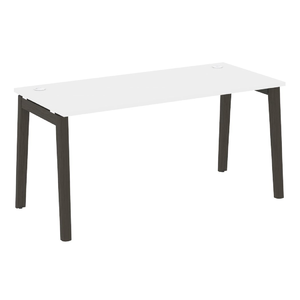 Офисная мебель Onix Wood Стол письменный OW.SP-4.7 Белый бриллиант/Дуб тёмный 1580х720х750