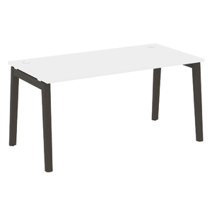 Офисная мебель Onix Wood Стол письменный OW.SP-4.8 Белый бриллиант/Дуб тёмный 1580х800х750