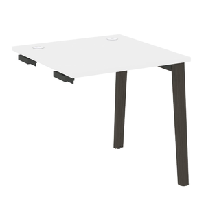 Офисная мебель Onix Wood Стол-приставка OW.SPR-0.8 Белый бриллиант/Дуб тёмный 780х800х750