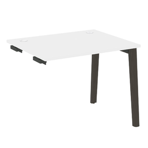 Офисная мебель Onix Wood Стол-приставка OW.SPR-1.8 Белый бриллиант/Дуб тёмный 980х800х750