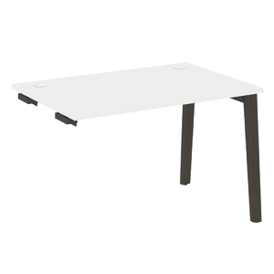Офисная мебель Onix Wood Стол-приставка OW.SPR-2.8 Белый бриллиант/Дуб тёмный 1180х800х750