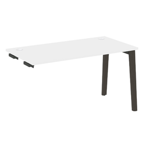 Офисная мебель Onix Wood Стол-приставка OW.SPR-3.7 Белый бриллиант/Дуб тёмный 1380х720х750
