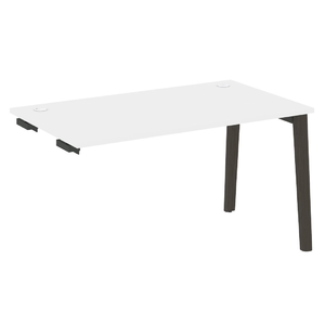Офисная мебель Onix Wood Стол-приставка OW.SPR-3.8 Белый бриллиант/Дуб тёмный 1380х800х750