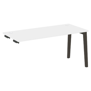 Офисная мебель Onix Wood Стол-приставка OW.SPR-4.7 Белый бриллиант/Дуб тёмный 1580х720х750
