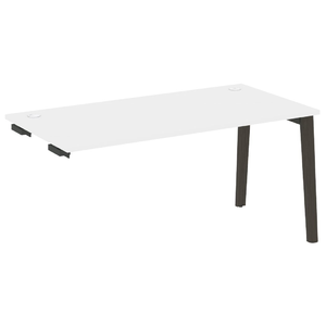 Офисная мебель Onix Wood Стол-приставка OW.SPR-4.8 Белый бриллиант/Дуб тёмный 1580х800х750