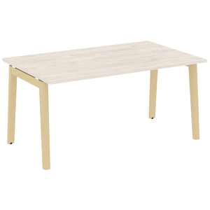 Офисная мебель Onix Wood Стол переговорный (1 столешница) OW.PRG-1.4 Денвер светлый/Дуб светлый 1580х980х750