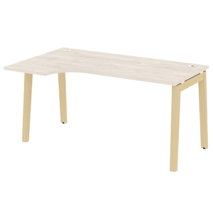 Офисная мебель Onix Wood Стол эргономичный левый OW.SA-1 (L) Денвер светлый/Дуб светлый 1580х980х750