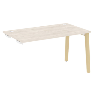 Офисная мебель Onix Wood Стол-приставка OW.SPR-3.8 Денвер светлый/Дуб светлый 1380х800х750