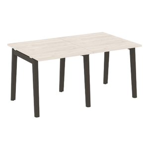 Офисная мебель Onix Wood Стол переговорный (2 столешницы) OW.PRG-2.0 Денвер светлый/Дуб тёмный 1560х980х750