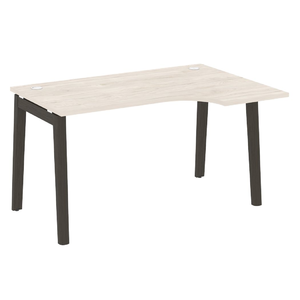 Офисная мебель Onix Wood Стол эргономичный правый OW.SA-2 (R) Денвер светлый/Дуб тёмный 1380х980х750