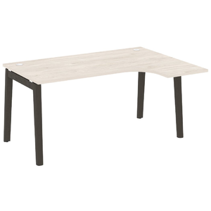 Офисная мебель Onix Wood Стол эргономичный правый OW.SA-4 (R) Денвер светлый/Дуб тёмный 1580х1180х750