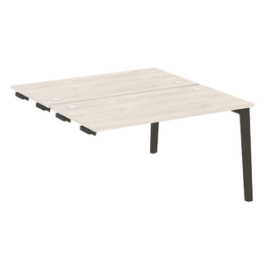 Офисная мебель Onix Wood Стол-приставка двойной OW.D.SPR-3.7 Денвер светлый/Дуб тёмный 1380х1475х750