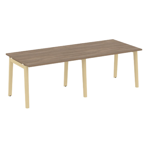Офисная мебель Onix Wood Стол переговорный (2 столешницы) OW.PRG-2.2 Дуб аризона/Дуб светлый 2360х980х750