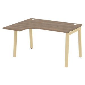 Офисная мебель Onix Wood Стол эргономичный левый OW.SA-3 (L) Дуб аризона/Дуб светлый 1380х1180х750