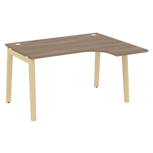 Офисная мебель Onix Wood Стол эргономичный правый OW.SA-3 (R) Дуб аризона/Дуб светлый 1380х1180х750