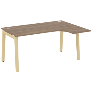 Офисная мебель Onix Wood Стол эргономичный правый OW.SA-4 (R) Дуб аризона/Дуб светлый 1580х1180х750