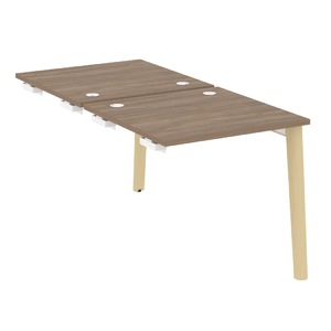 Офисная мебель Onix Wood Стол-приставка двойной OW.D.SPR-0.8 Дуб аризона/Дуб светлый 780х1635х750