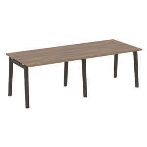 Офисная мебель Onix Wood Стол переговорный (2 столешницы) OW.PRG-2.2 Дуб аризона/Дуб тёмный 2360х980х750