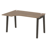 Офисная мебель Onix Wood Стол эргономичный левый OW.SA-2 (L) Дуб аризона/Дуб тёмный 1380х980х750