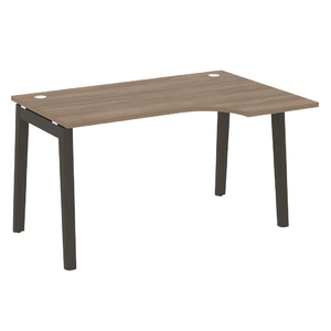 Офисная мебель Onix Wood Стол эргономичный правый OW.SA-2 (R) Дуб аризона/Дуб тёмный 1380х980х750